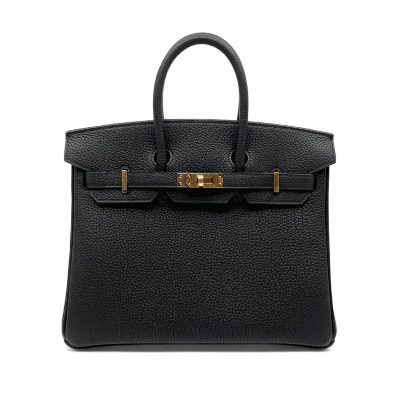Birkin 25 Noir RGHW