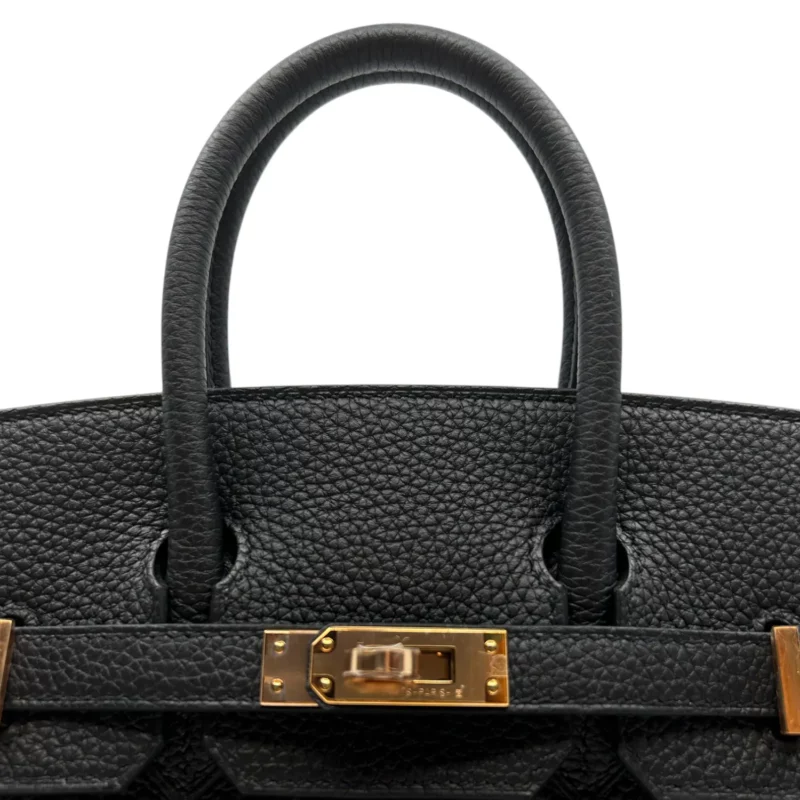 Birkin 25 Noir RGHW – Image 5