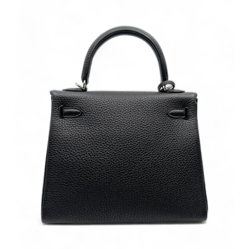 Kelly 28 Togo Noir PHW – Image 2