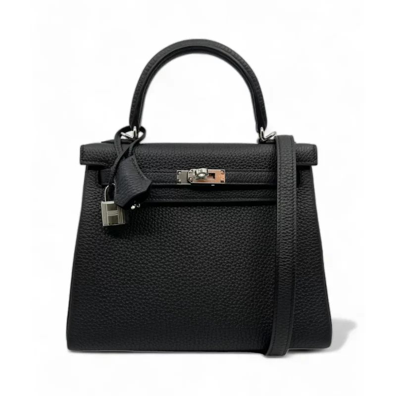 Kelly 28 Togo Noir PHW