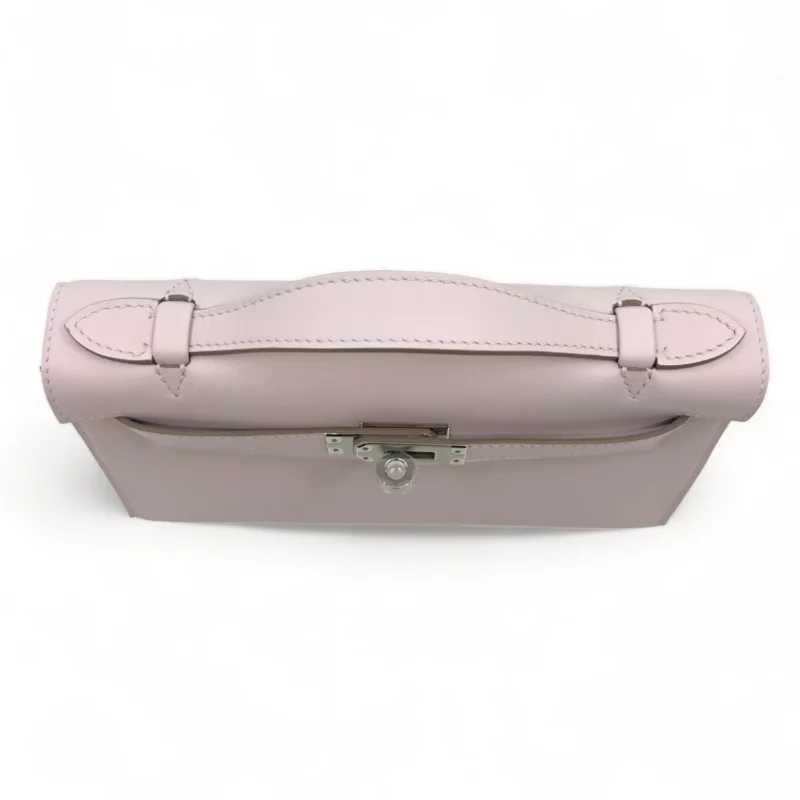 Pochette Mini Kelly Swift Mauve Pâle PHW – Image 4