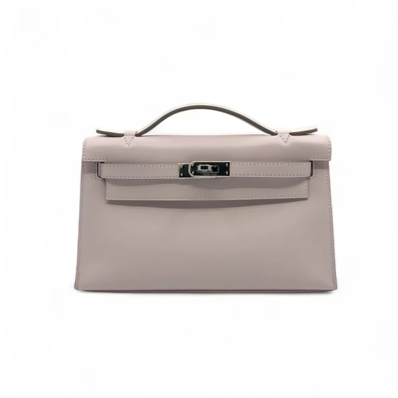Pochette Mini Kelly Swift Mauve Pâle PHW