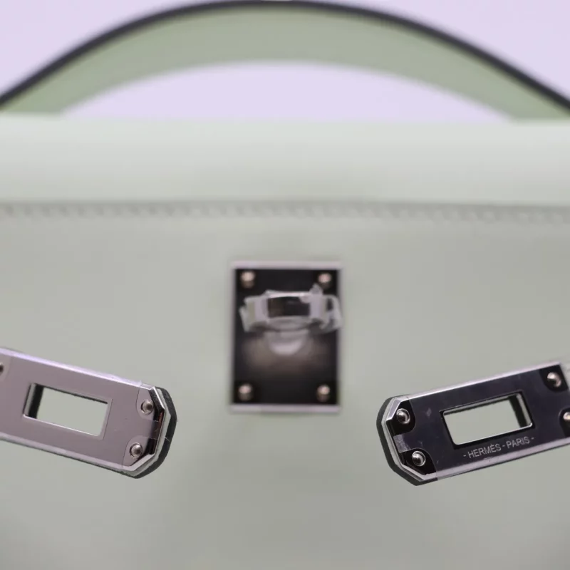 Pochette Mini Kelly Swift Vert Fizz PHW – Image 8