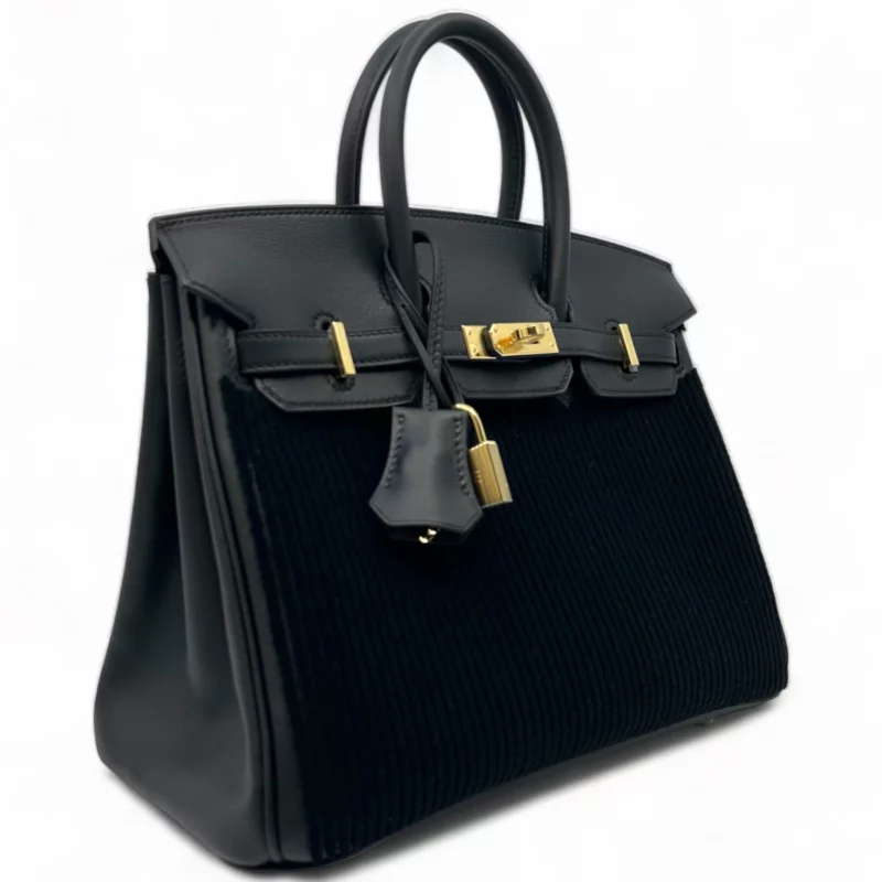 Birkin 25 Côte à Côte Tuffage et Swift GHW – Image 4