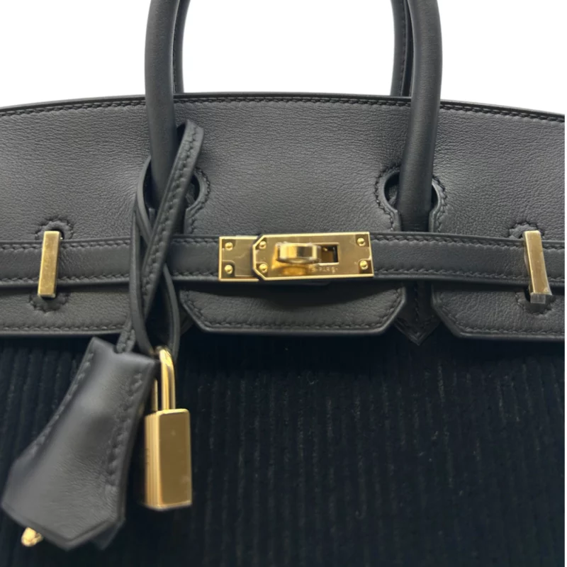 Birkin 25 Côte à Côte Tuffage et Swift GHW – Image 8
