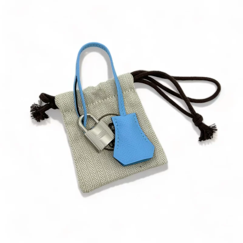 Birkin 25 Epsom Bleu Celeste PHW – Image 9