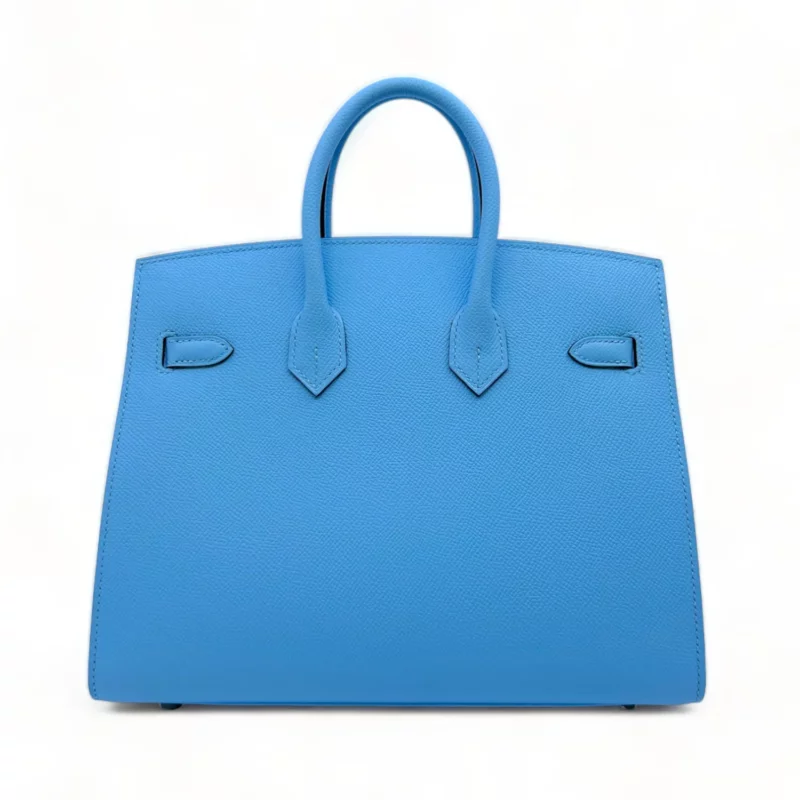Birkin 25 Epsom Bleu Celeste PHW – Image 2