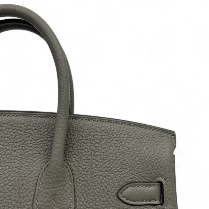 Birkin 25 Gris Meyer GHW – Image 5