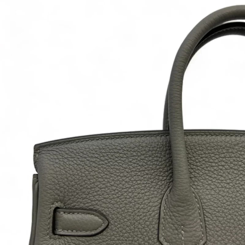 Birkin 25 Gris Meyer GHW – Image 4