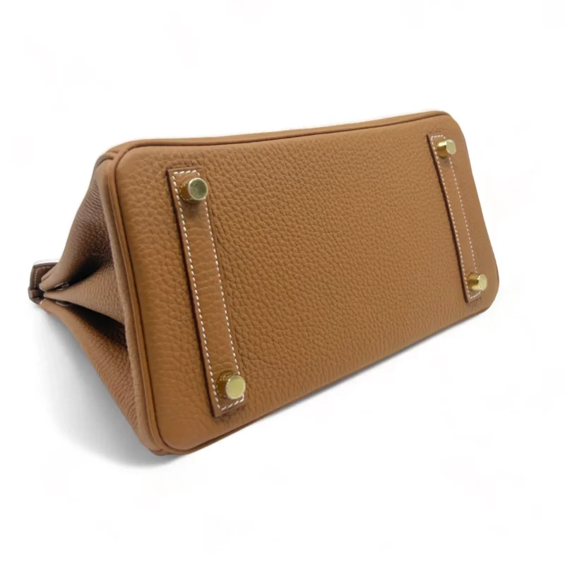 Birkin 25 Togo Gold GHW – Image 3