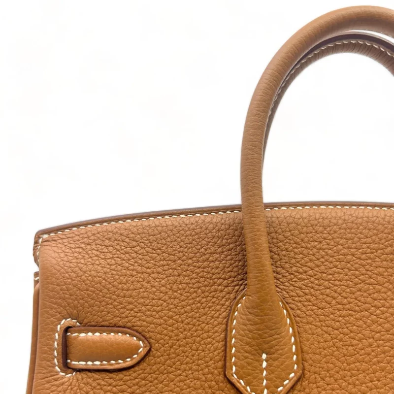Birkin 25 Togo Gold GHW – Image 5