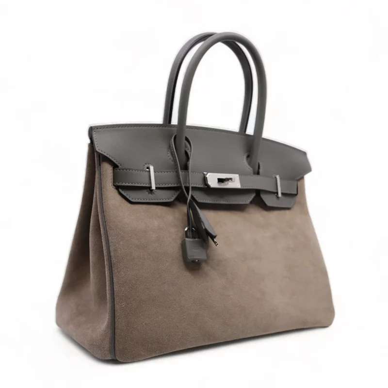 Birkin 30 Grizzli / Swift Gris Caillou – Meyer – Image 4