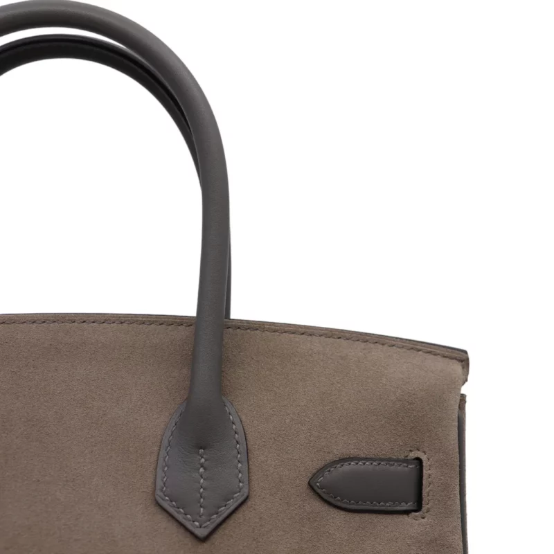 Birkin 30 Grizzli / Swift Gris Caillou – Meyer – Image 6