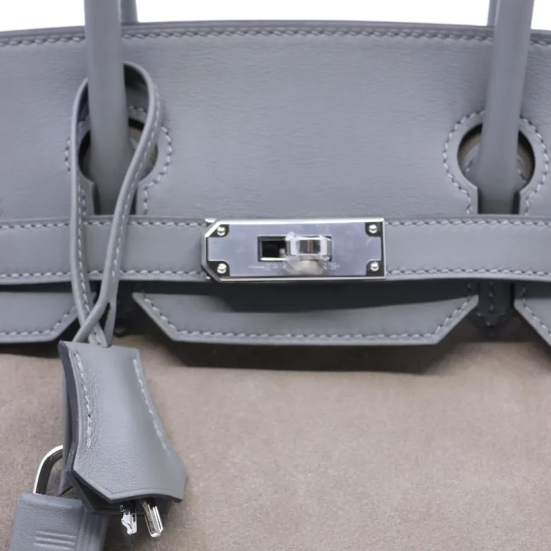 Birkin 30 Grizzli / Swift Gris Caillou – Meyer – Image 7