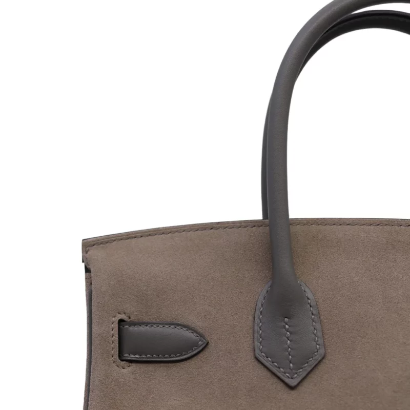 Birkin 30 Grizzli / Swift Gris Caillou – Meyer – Image 5