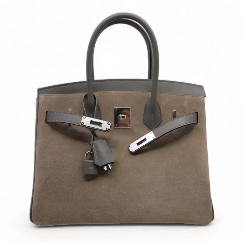 Birkin 30 Grizzli / Swift Gris Caillou – Meyer – Image 3