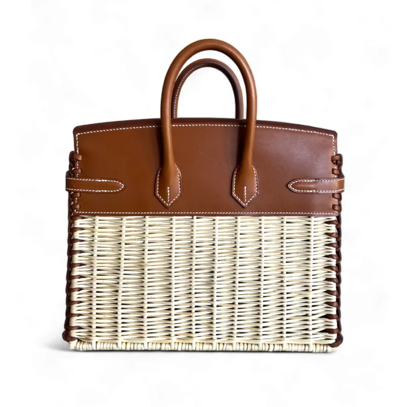 Birkin 25 Picnic Osier & Barenia PHW – Image 2