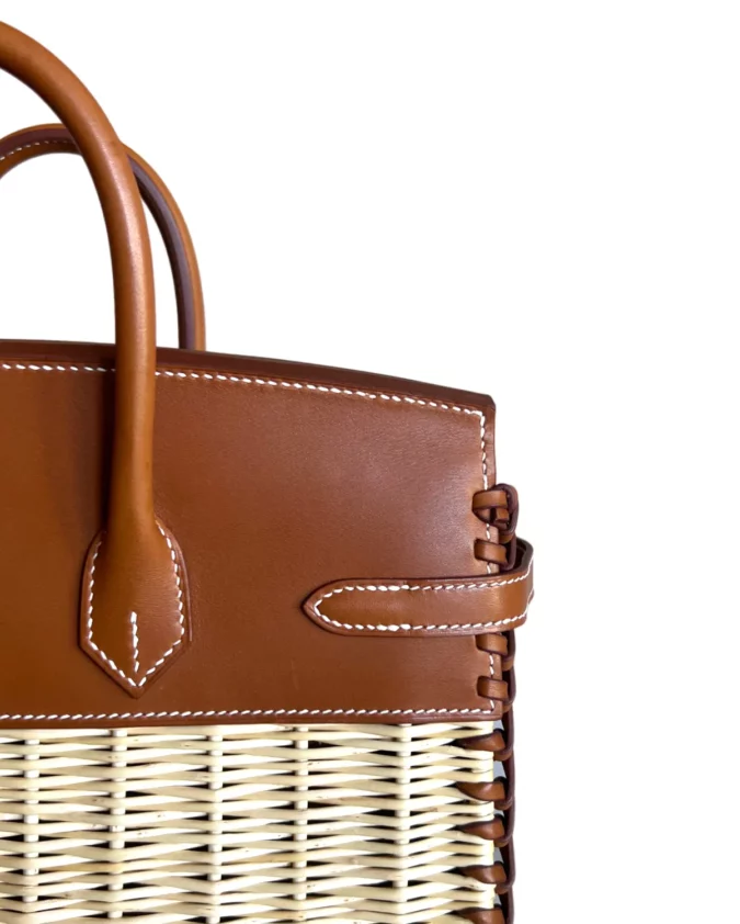 Birkin 25 Picnic Osier & Barenia PHW – Image 5