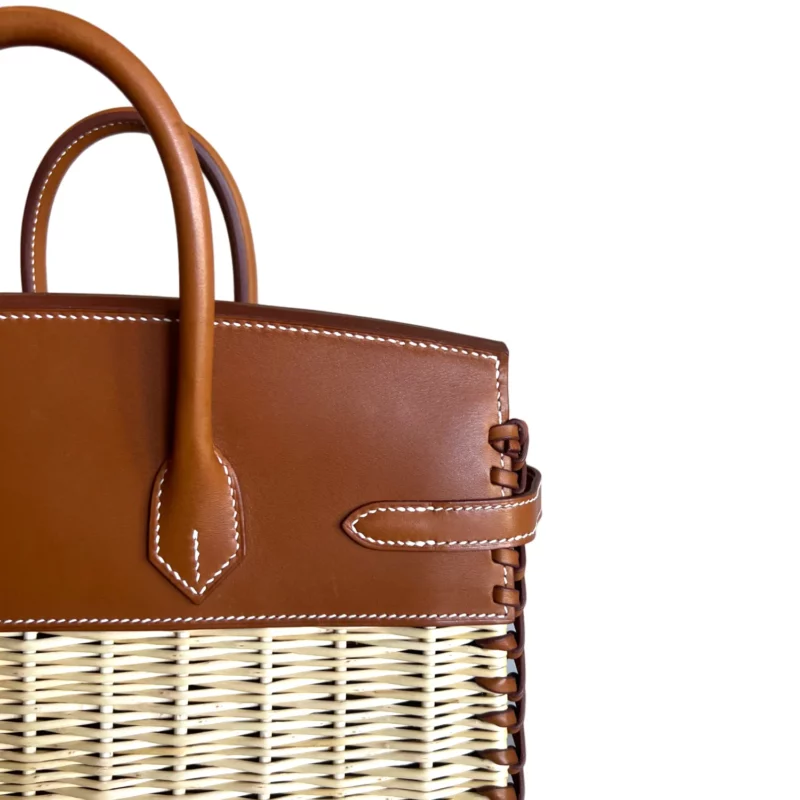 Birkin 25 Picnic Osier & Barenia PHW – Image 5