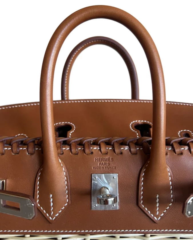 Birkin 25 Picnic Osier & Barenia PHW – Image 6