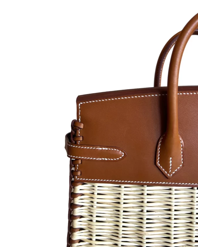 Birkin 25 Picnic Osier & Barenia PHW – Image 4