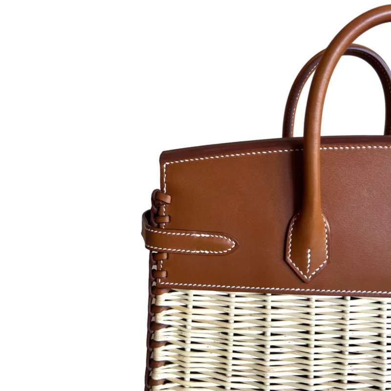 Birkin 25 Picnic Osier & Barenia PHW – Image 4