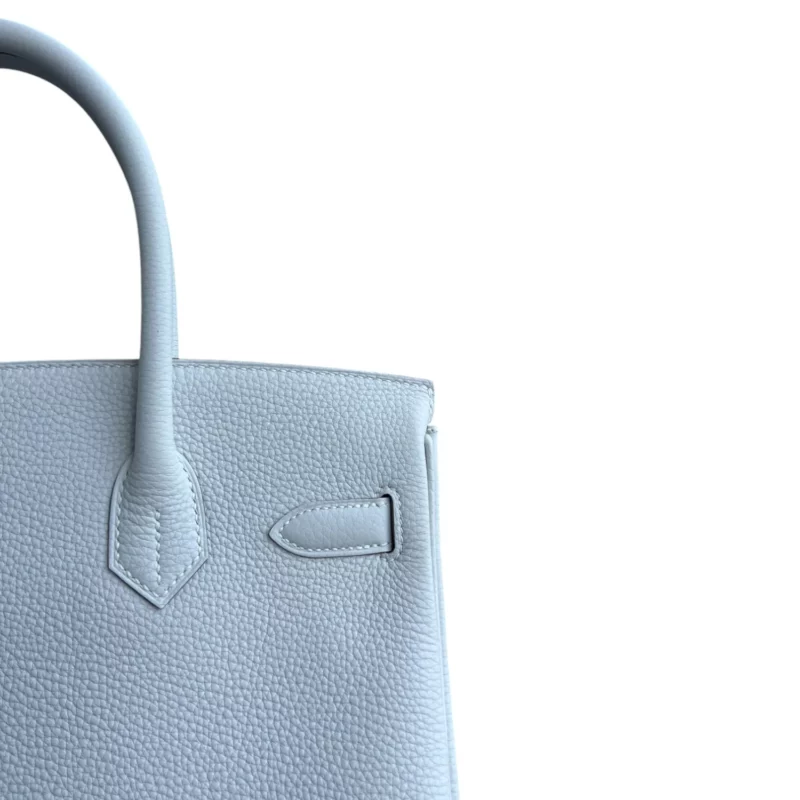 Birkin 30 Togo Gris Pâle PHW – Image 6