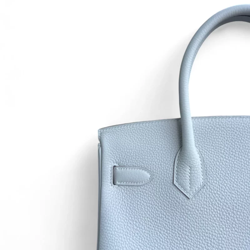 Birkin 30 Togo Gris Pâle PHW – Image 5