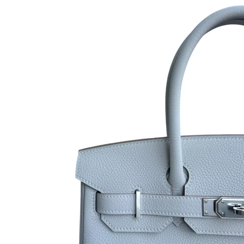 Birkin 30 Togo Gris Pâle PHW – Image 8