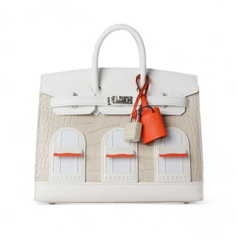 Birkin 20 Faubourg Alligator Mat Béton