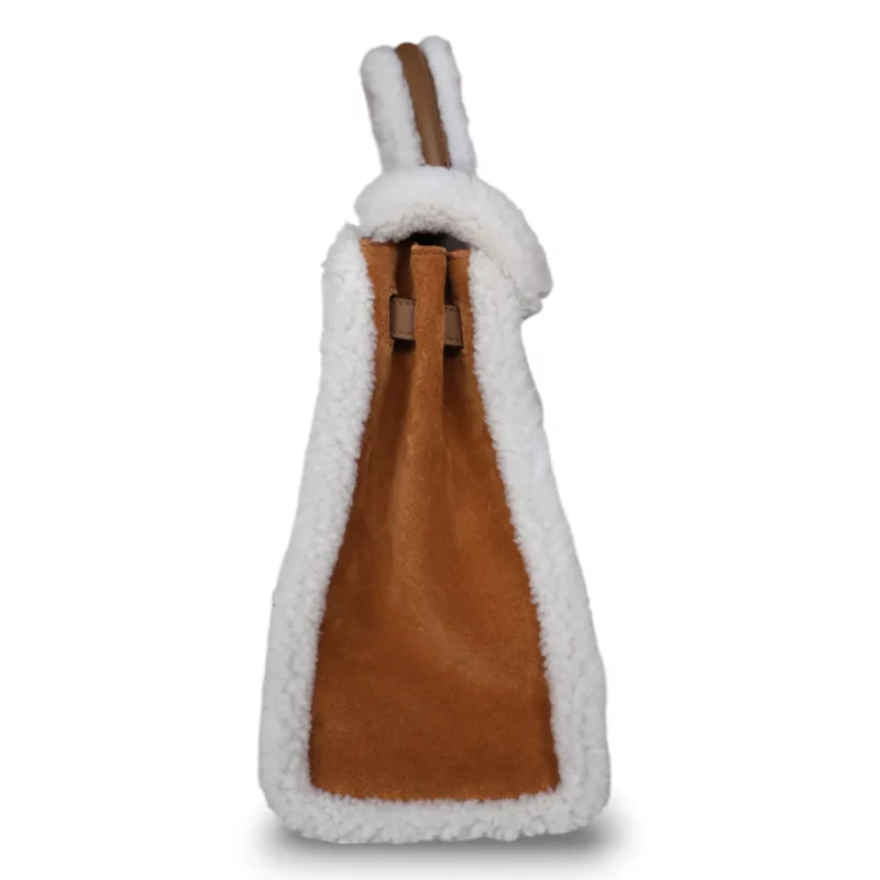 Kelly 35 Teddy Plush Grizzly & Swift - Ecru Alezan PHW – Image 3