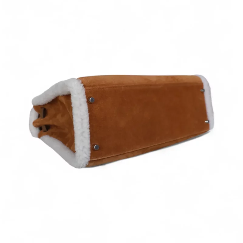 Kelly 35 Teddy Plush Grizzly & Swift - Ecru Alezan PHW – Image 4