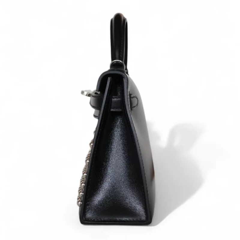 Mini Kelly Clouté Swift Noir PHW – Image 4