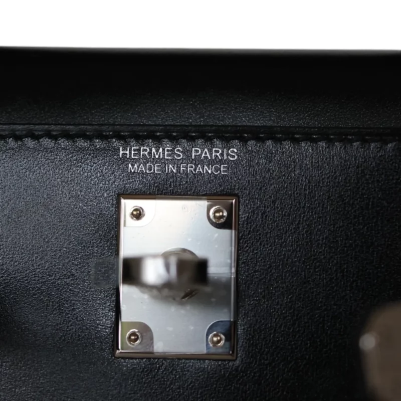 Mini Kelly Clouté Swift Noir PHW – Image 9