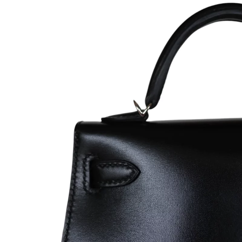 Mini Kelly Clouté Swift Noir PHW – Image 6