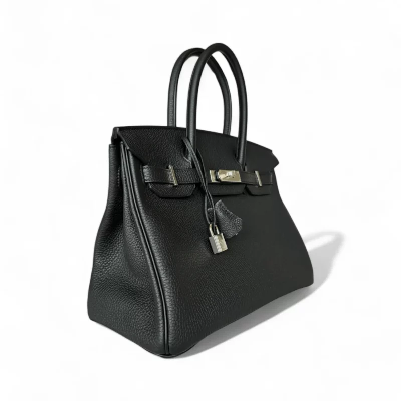 Birkin 30 Noir PHW – Image 3