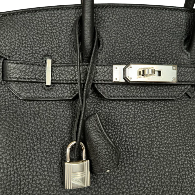 Birkin 30 Noir PHW – Image 10