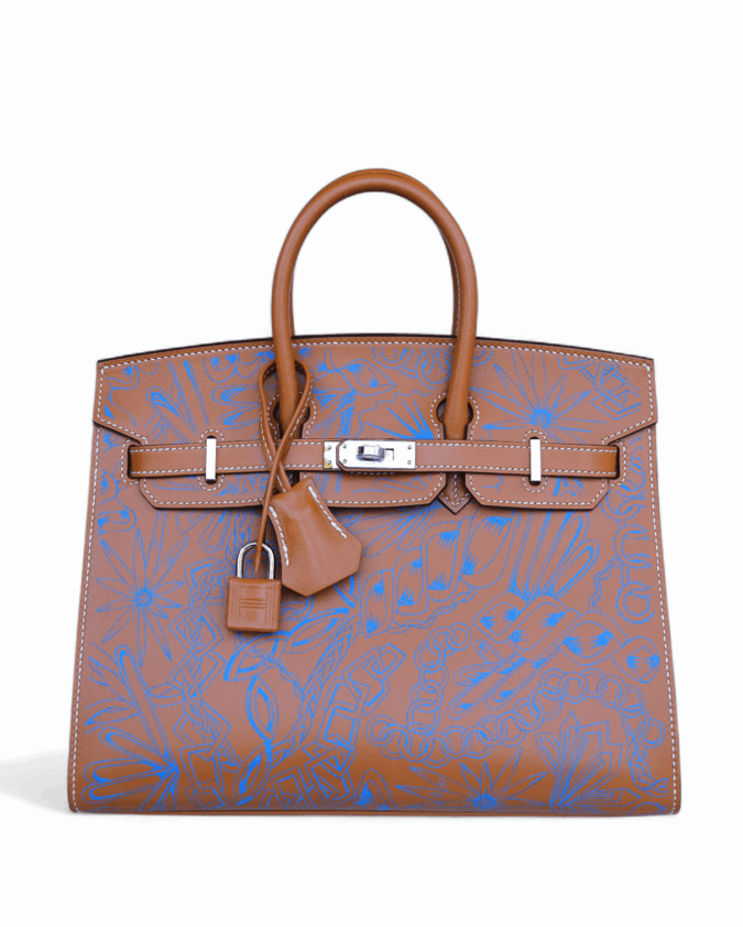 Birkin 25 Sellier "Maillons En Chaine" Natural Sable Veau Butler PHW
