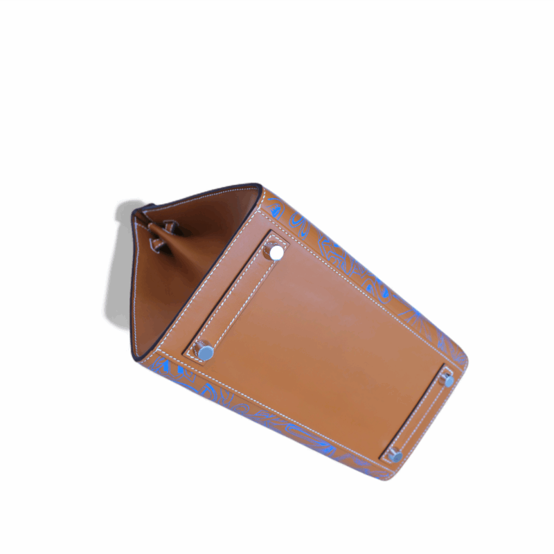 Birkin 25 Sellier "Maillons En Chaine" Natural Sable Veau Butler PHW – Image 7