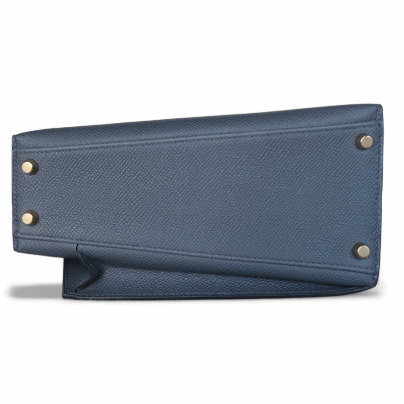 Mini Kelly Désordre Epsom Gris Misty PBHW – Image 8