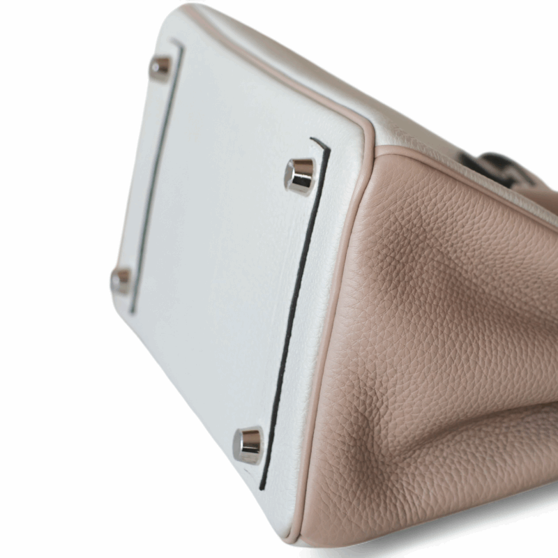 Birkin 25 HSS Gris perle & Gris tourterelle BPHW – Image 8