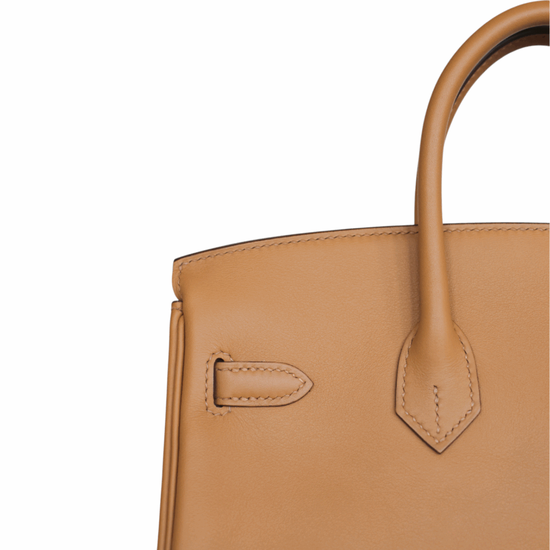 Birkin 25 In and Out Swift Biscuit PHW – Image 6