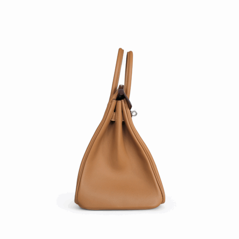 Birkin 25 In and Out Swift Biscuit PHW – Image 5