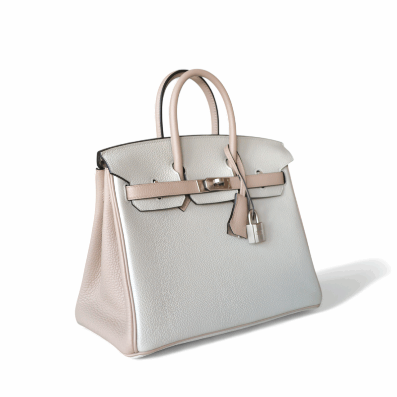 Birkin 25 HSS Gris perle & Gris tourterelle BPHW – Image 3